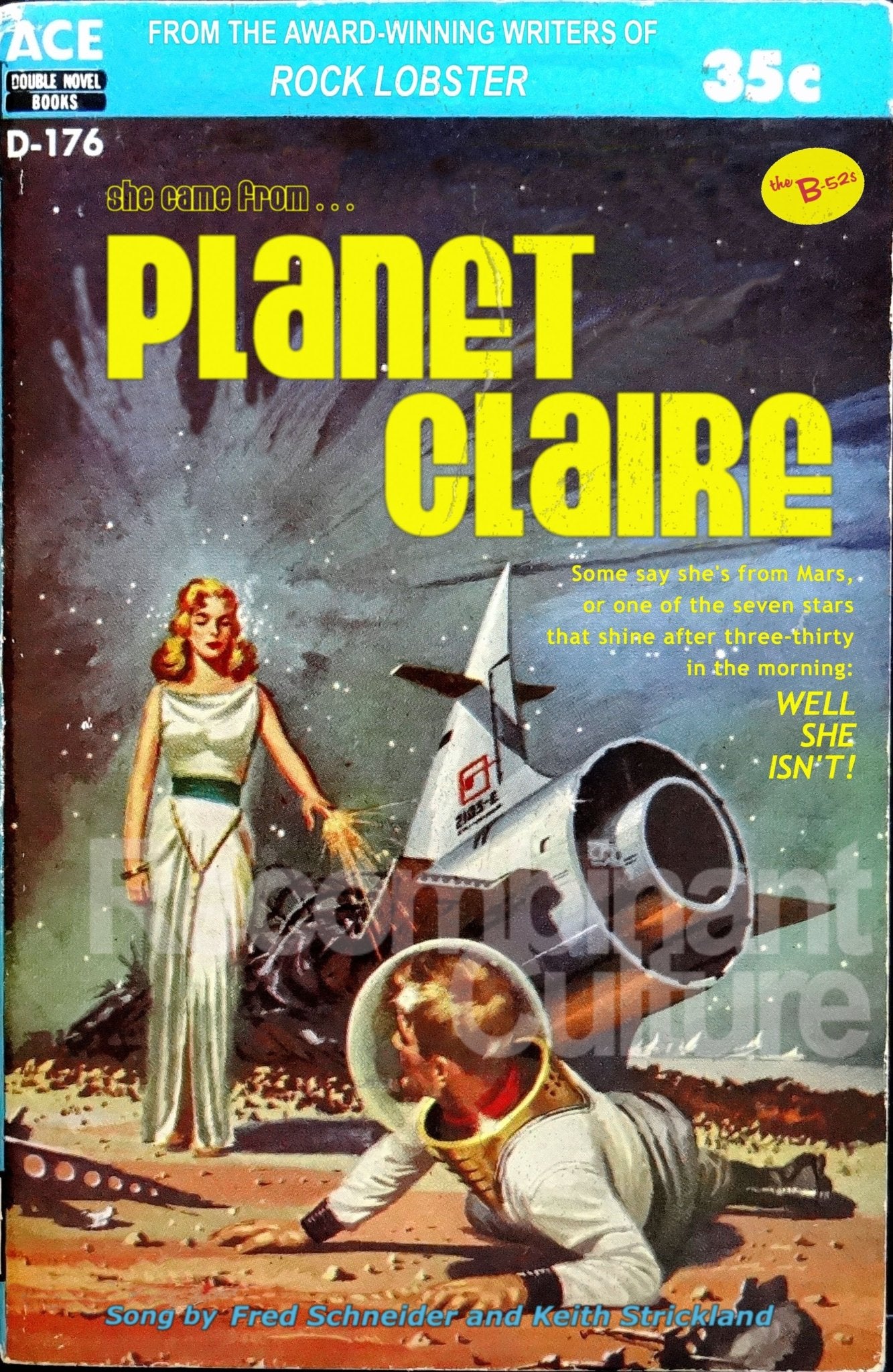 B-52s 'Planet Claire' Art Print - RecombinantCulture