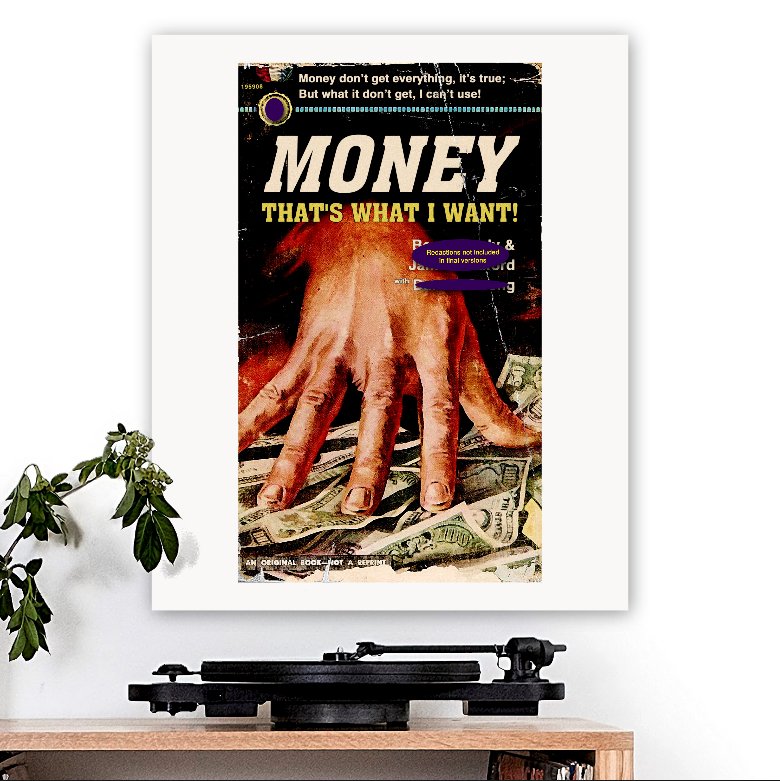 Barrett Strong - inspired 'Money (That's What I Want)' Art Print - RecombinantCulture