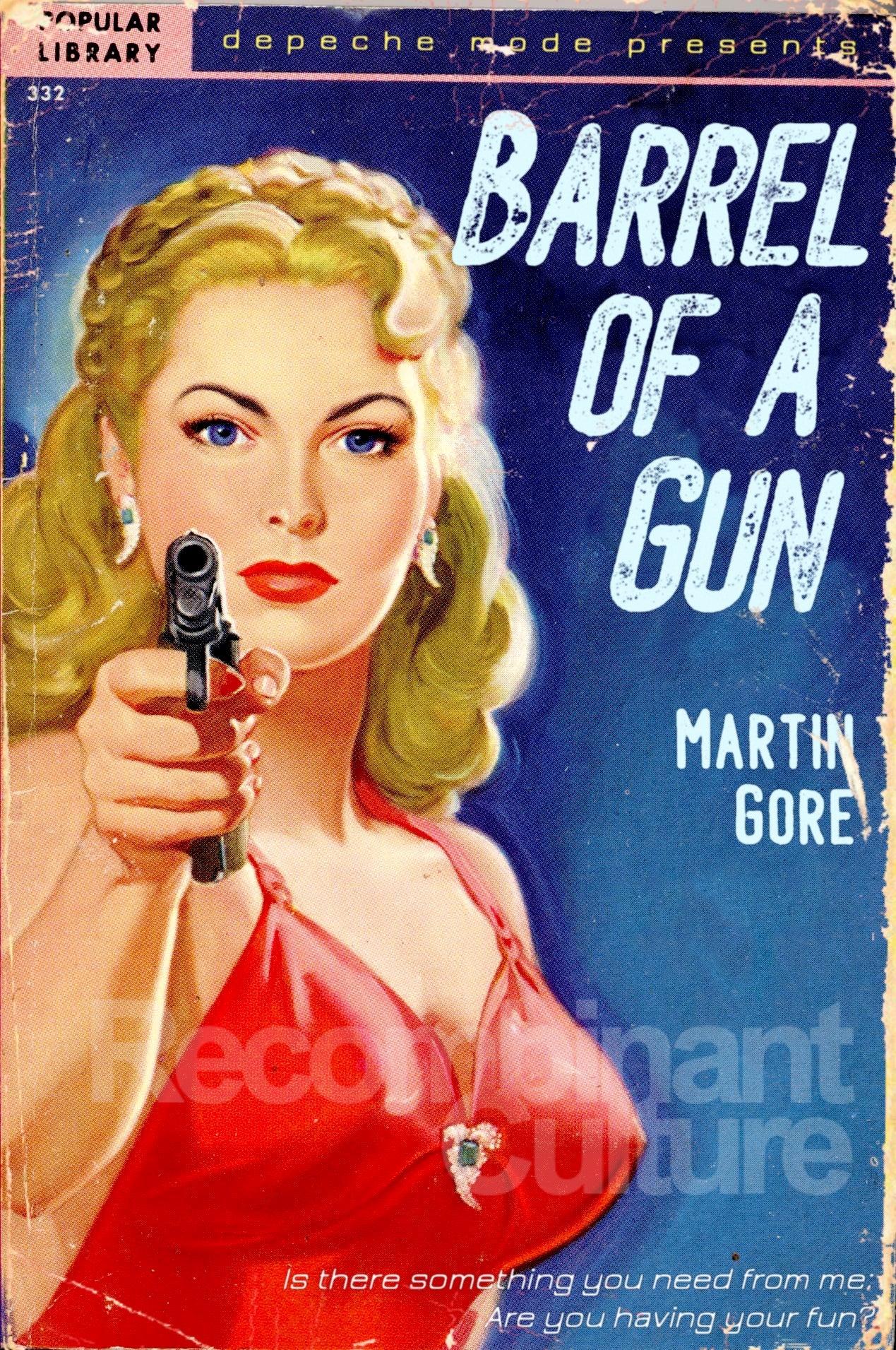 Depeche Mode 'Barrel of a Gun' Art Print - RecombinantCulture