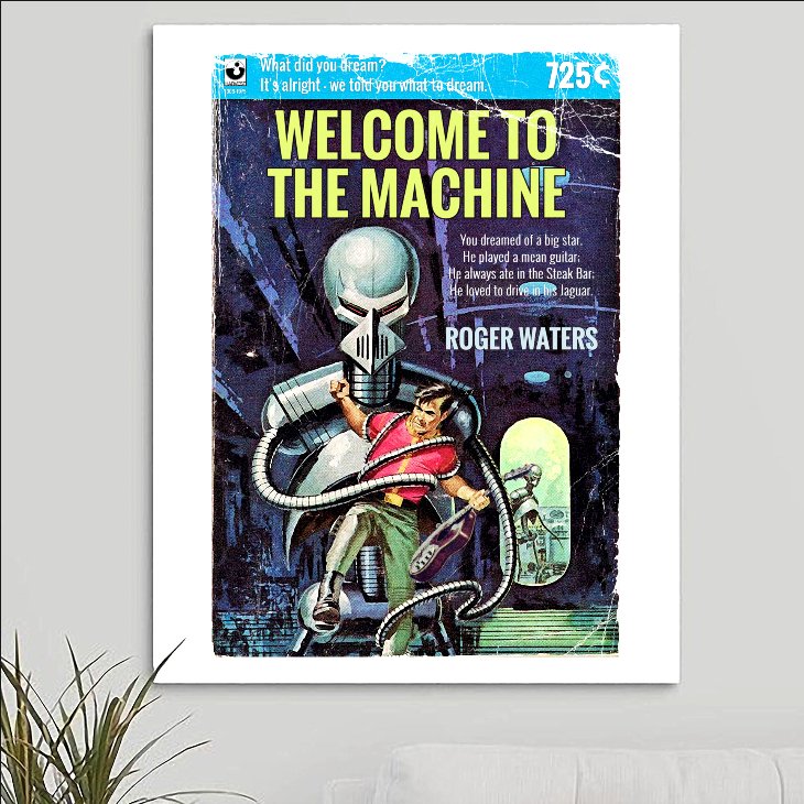 Pink Floyd 'Welcome To The Machine' Art Print - RecombinantCulture
