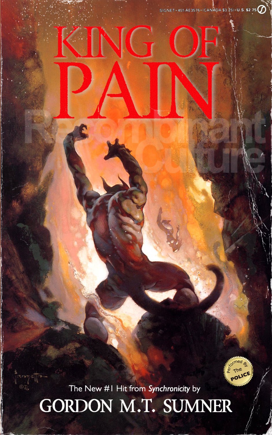The Police 'King of Pain' Art Print - RecombinantCulture