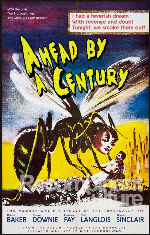 The Tragically Hip 'Ahead By A Century' Art Print - RecombinantCulture