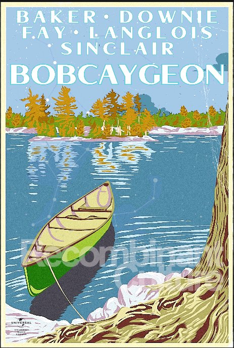 The Tragically Hip 'Bobcaygeon' v2 Art Print - RecombinantCulture
