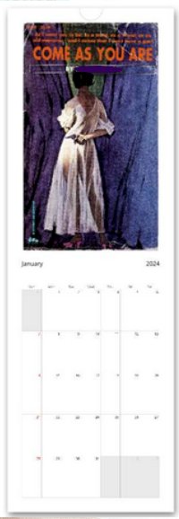 2024 90s Grunge Wall Calendar - RecombinantCulture