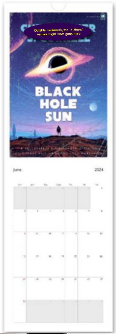 2024 90s Grunge Wall Calendar - RecombinantCulture