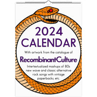2024 Large-Scale Calendar by RecombinantCulture (Rest of World, non-USA/Canada) - RecombinantCulture