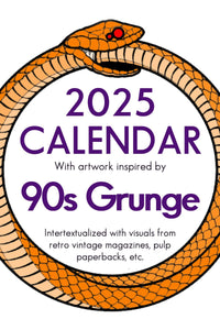 2025 90s Grunge Wall Calendar - RecombinantCulture