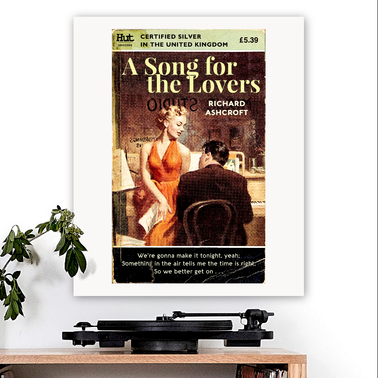 Richard Ashcroft-inspired 'A Song for The Lovers' Art Print
