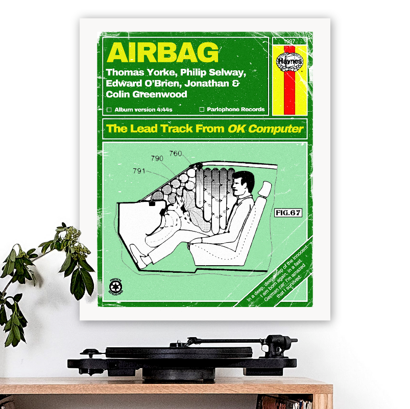 Radiohead-inspired 'Airbag' Art Print