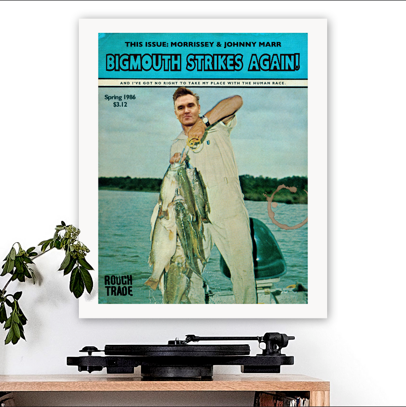 The Smiths-inspired 'Bigmouth Strikes Again' v1 Art Print