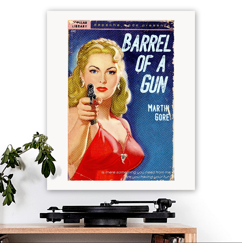 Depeche Mode-inspired 'Barrel of a Gun' Art Print