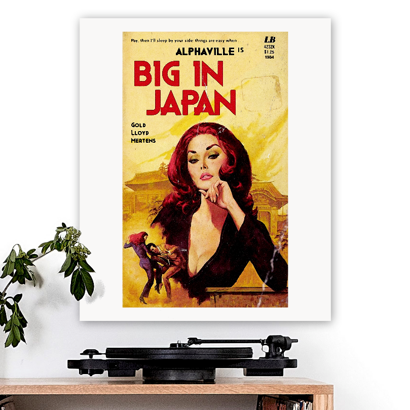 Alphaville-inspired 'Big In Japan' Art Print