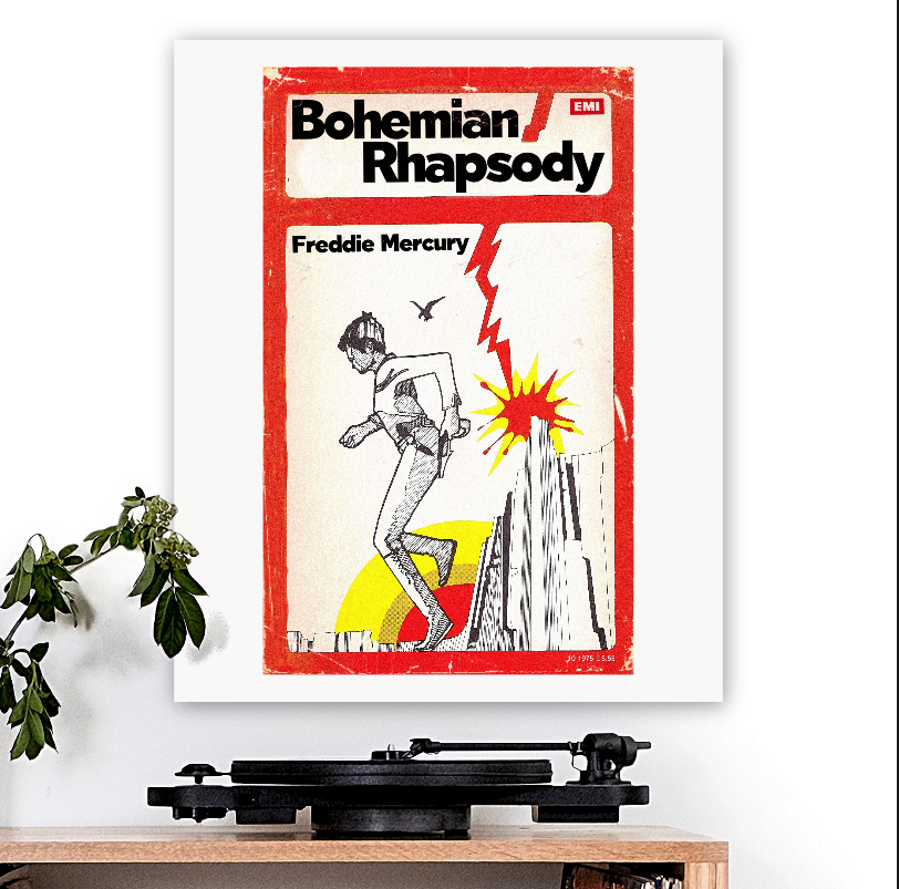 Queen-inspired 'Bohemian Rhapsody' v2 Art Print