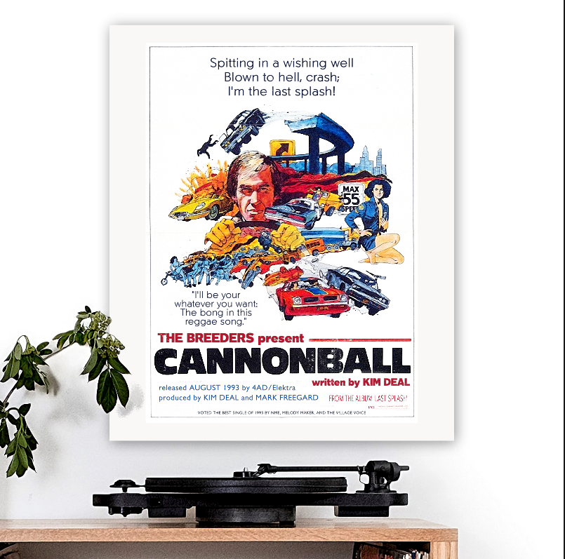 The Breeders-inspired 'Cannonball' Art Print