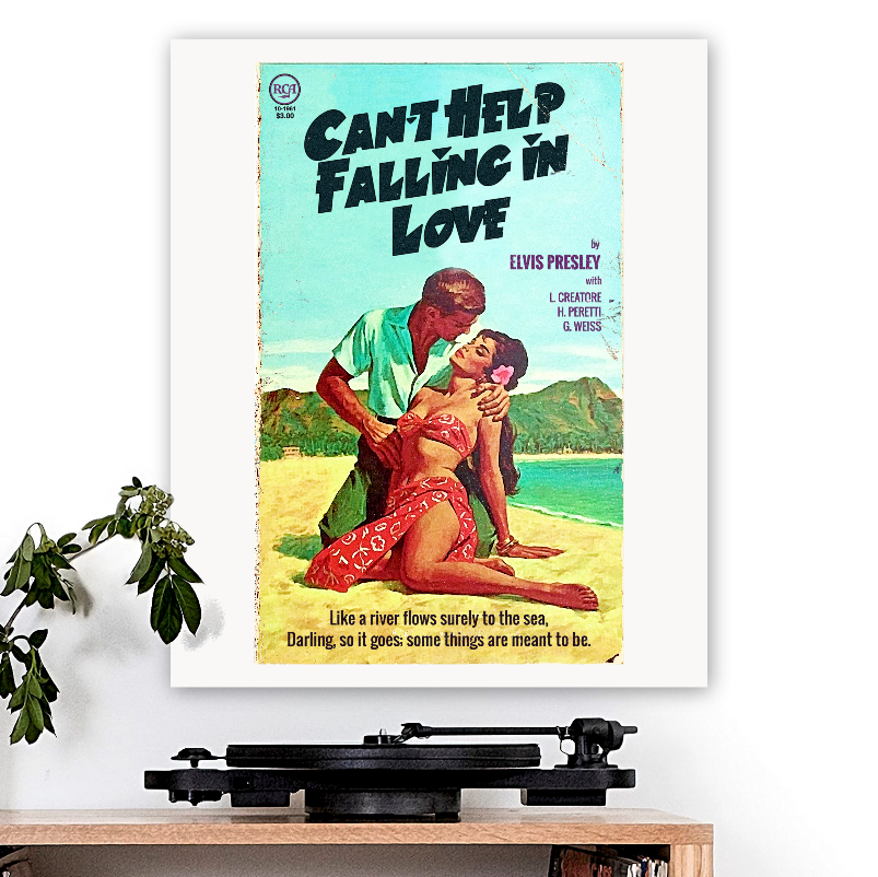 Elvis Presley-inspired 'Can't Help Falling In Love' Art Print