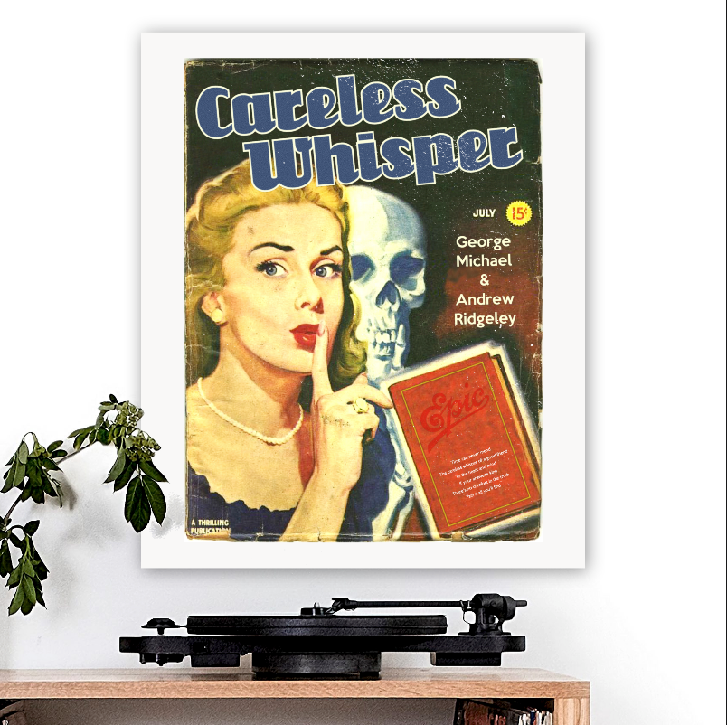 George Michael-inspired 'Careless Whisper' Art Print