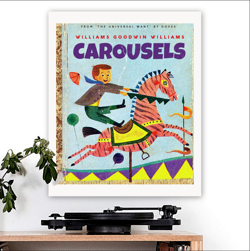 Doves-inspired 'Carousels' v2 Art Print