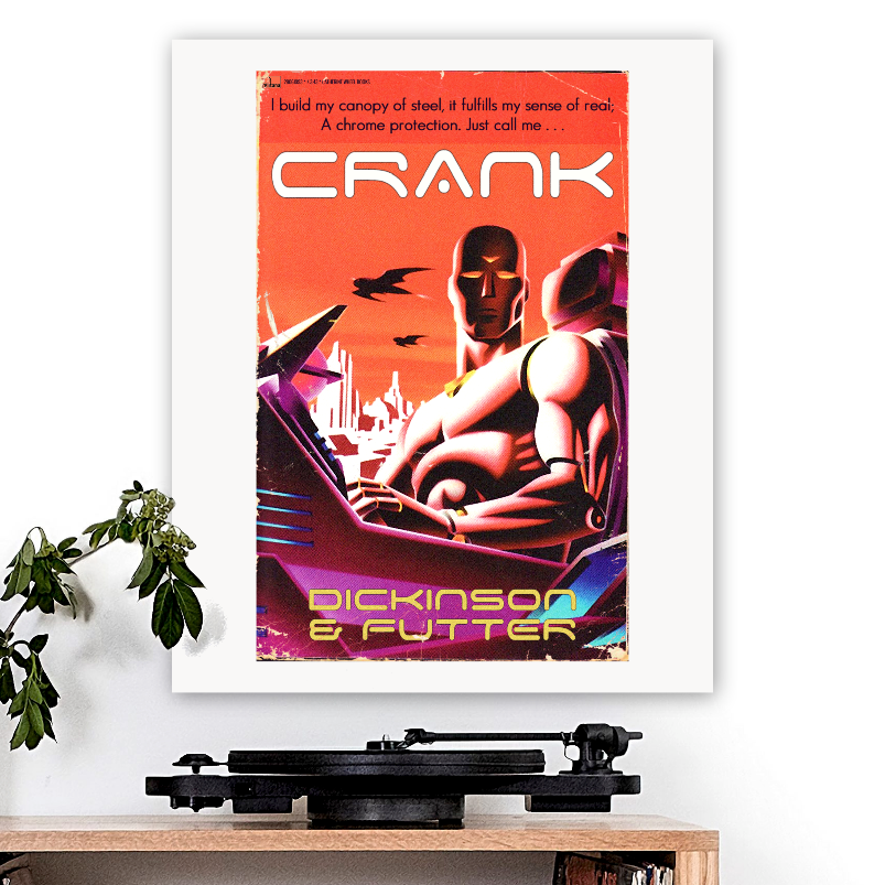 Catherine Wheel-inspired 'Crank' Art Print