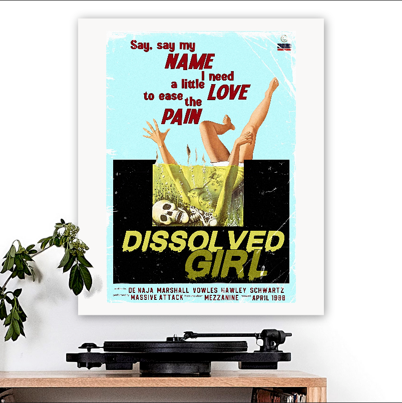 Massive Attack-inspired 'Dissolved Girl' Art Print