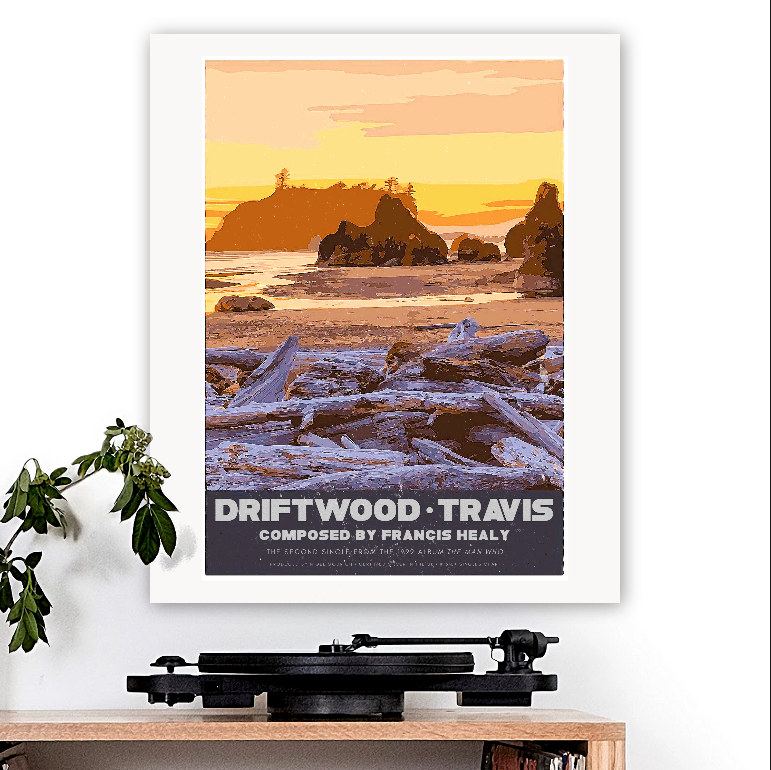 Travis-inspired 'Driftwood' Art Print