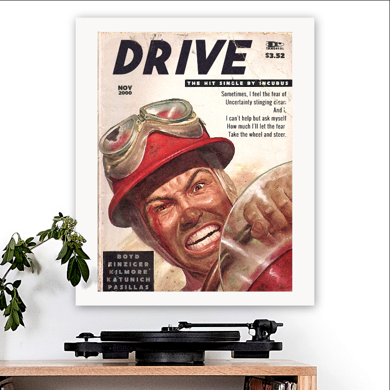 Incubus-inspired 'Drive' Art Print