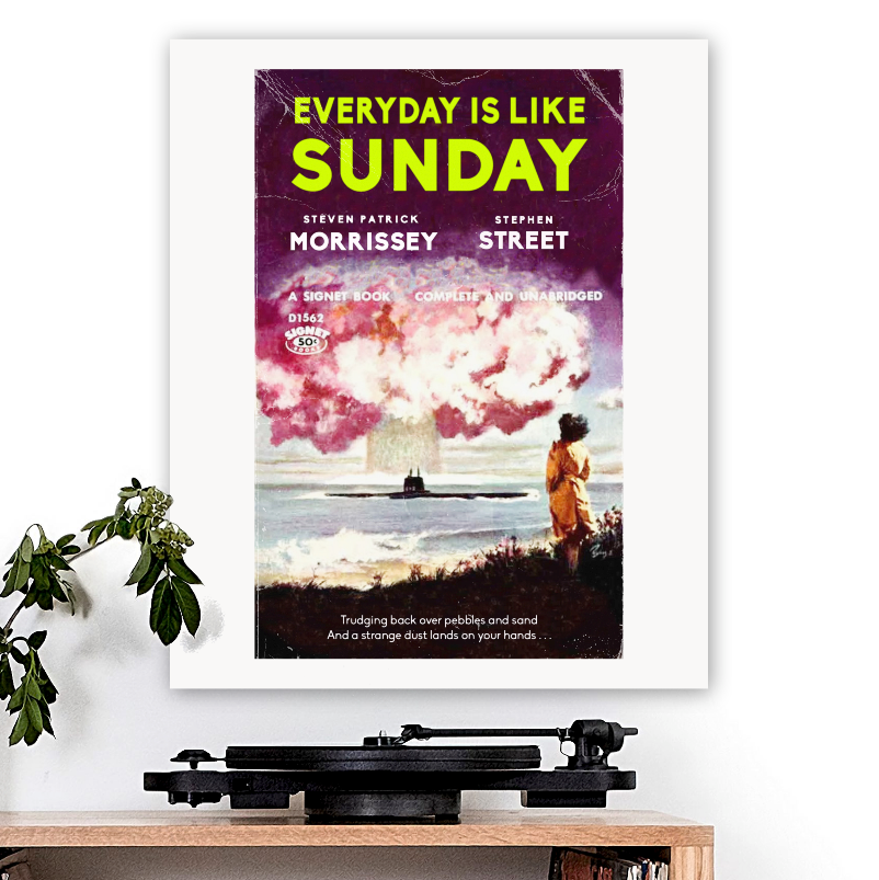 Morrissey-inspired 'Everyday Is Like Sunday' v2 Art Print