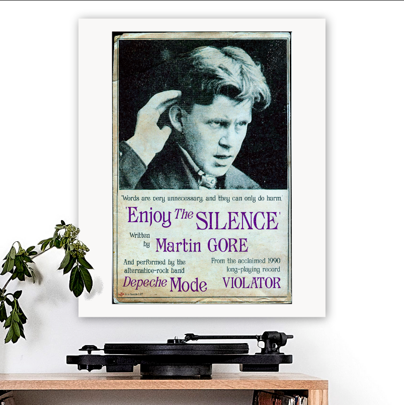 Depeche Mode-inspired 'Enjoy The Silence' Art Print