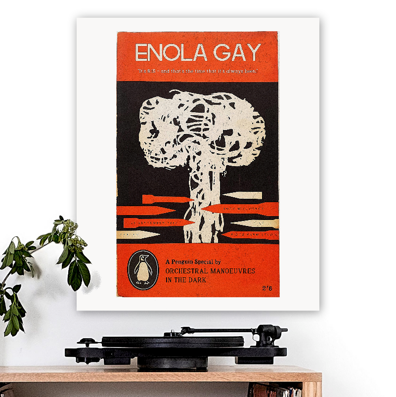 OMD Orchestral Manoeuvers in the Dark-inspired 'Enola Gay' Art Print