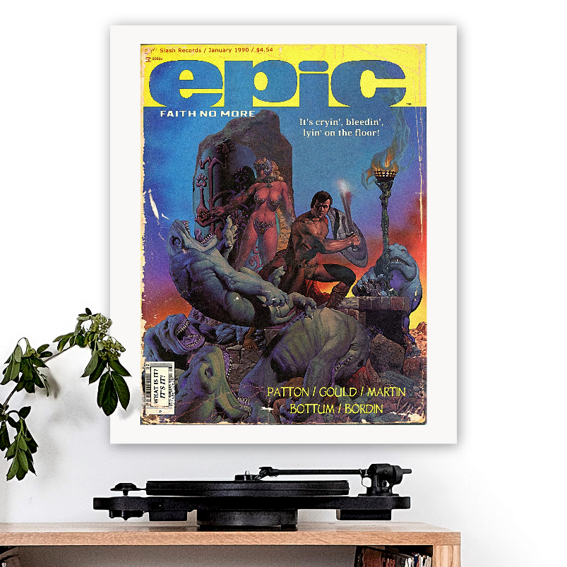 Faith No More-inspired 'Epic' Art Print