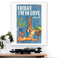 The Cure-inspired 'Friday I'm In Love' v2 Art Print