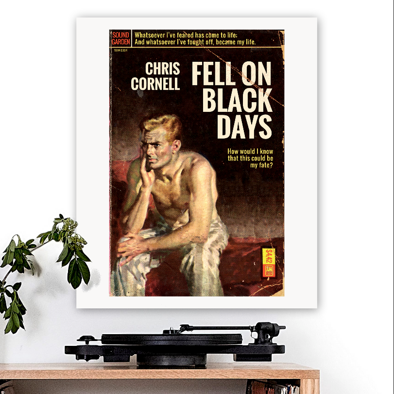 Soundgarden-inspired 'Fell On Black Days' Art Print