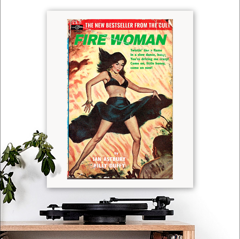 The Cult-inspired 'Fire Woman' Art Print