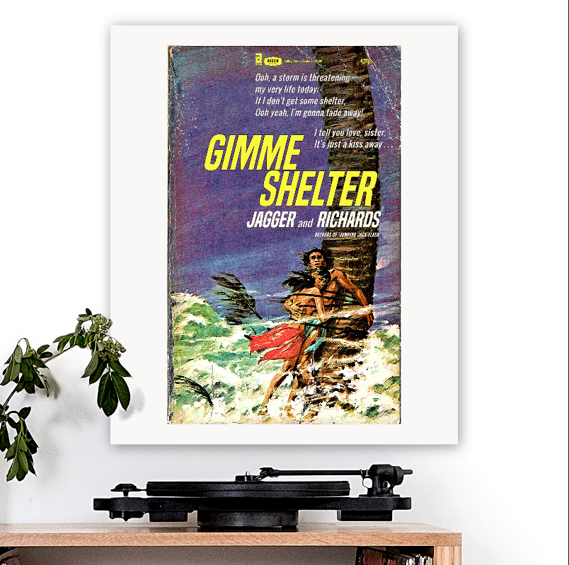 The Rolling Stones-inspired 'Gimme Shelter' Art Print