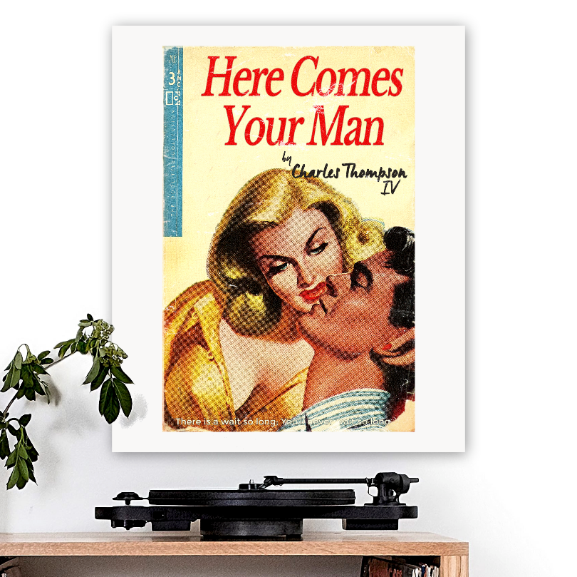 Pixies-inspired 'Here Comes Your Man' v1 Art Print