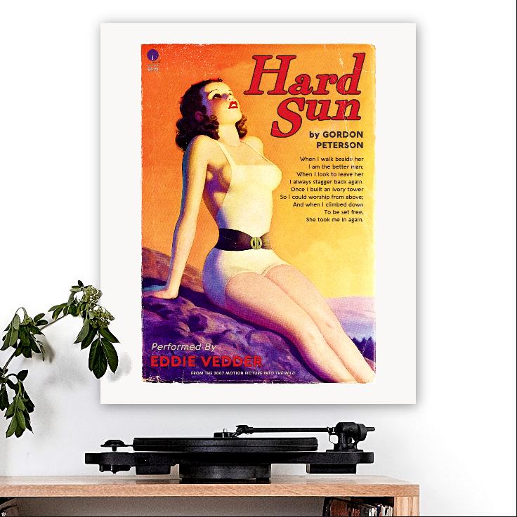 Indio/Eddie Vedder-inspired 'Hard Sun' Art Print