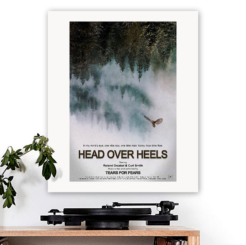 Tears for Fears-inspired 'Head Over Heels' Art Print