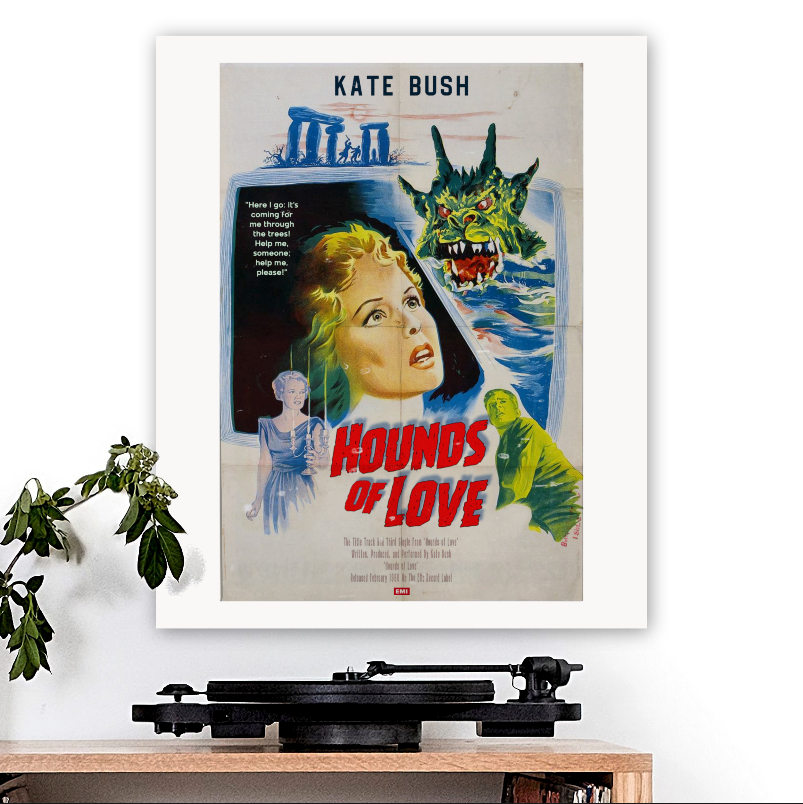 Kate Bush-inspired 'Hounds of Love' v2 Art Print