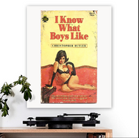 The Waitresses-inspired 'I Know What Boys Like' v1 Art Print