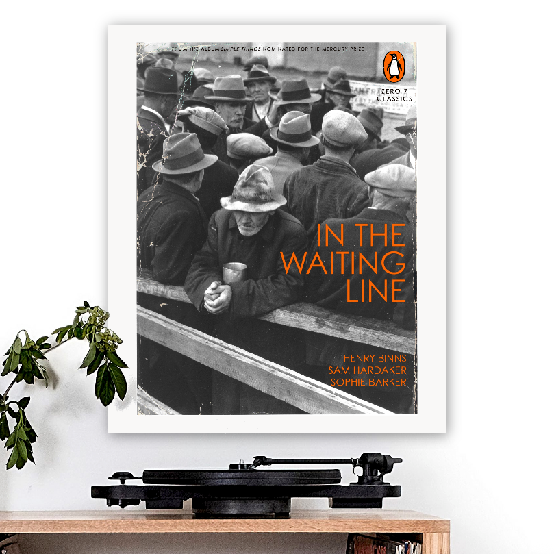 Zero 7-inspired 'In The Waiting Line' Art Print