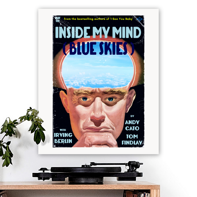 Groove Armada-inspired 'Inside My Mind (Blue Skies)' Art Print