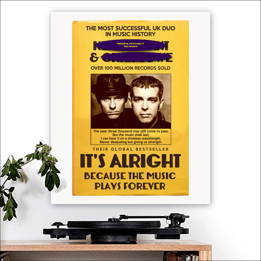 Pet Shop Boys-inspired 'It's Alright' Art Print