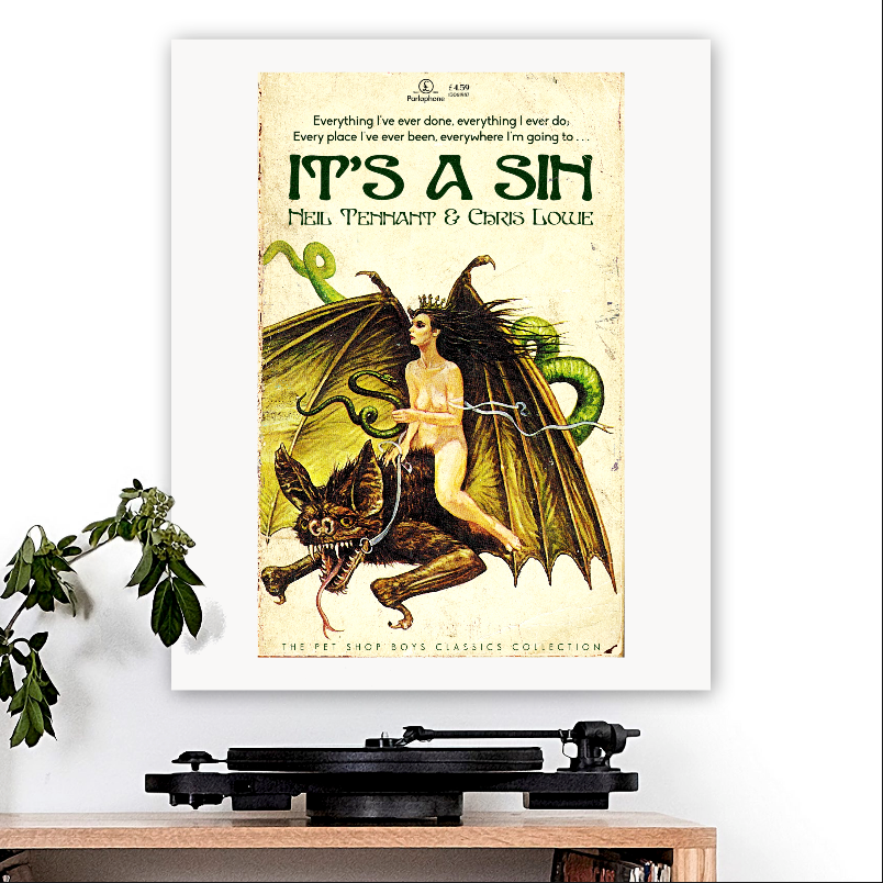 Pet Shop Boys-inspired 'It's A Sin' v2 Art Print