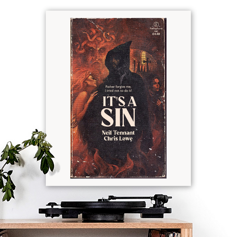 Pet Shop Boys-inspired 'It's A Sin' v3 Art Print