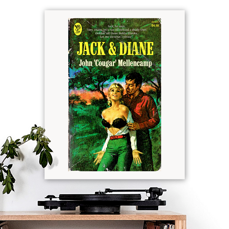 John Cougar Mellencamp-inspired 'Jack and Diane' Art Print