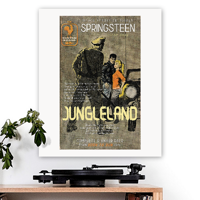 Bruce Springsteen-inspired 'Jungleland' Art Print