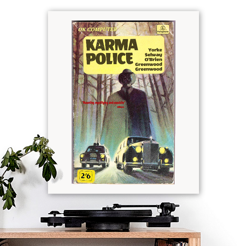 Radiohead-inspired 'Karma Police' v2 Art Print