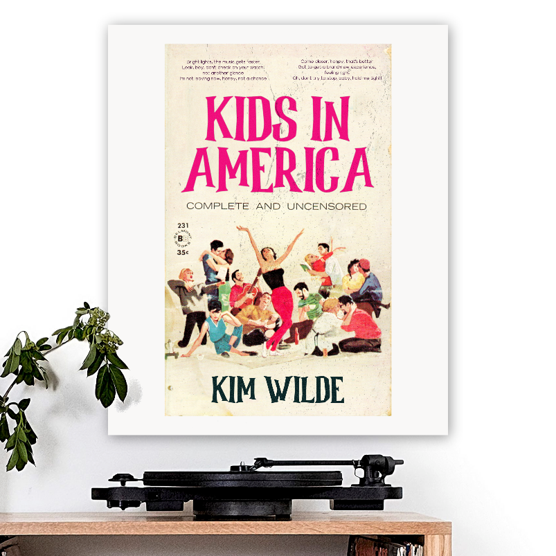 Kim Wilde-inspired 'Kids In America' Art Print