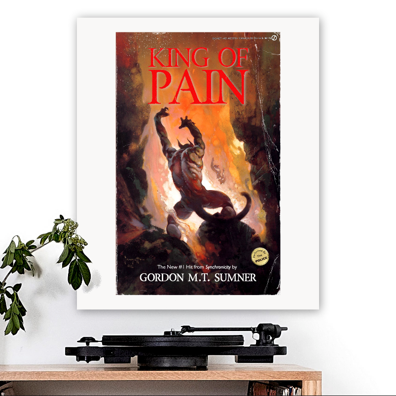 The Police-inspired 'King of Pain' Art Print