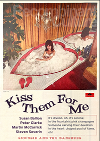 Siouxsie and the Banshees-inspired 'Kiss Them For Me' v2 Art Print