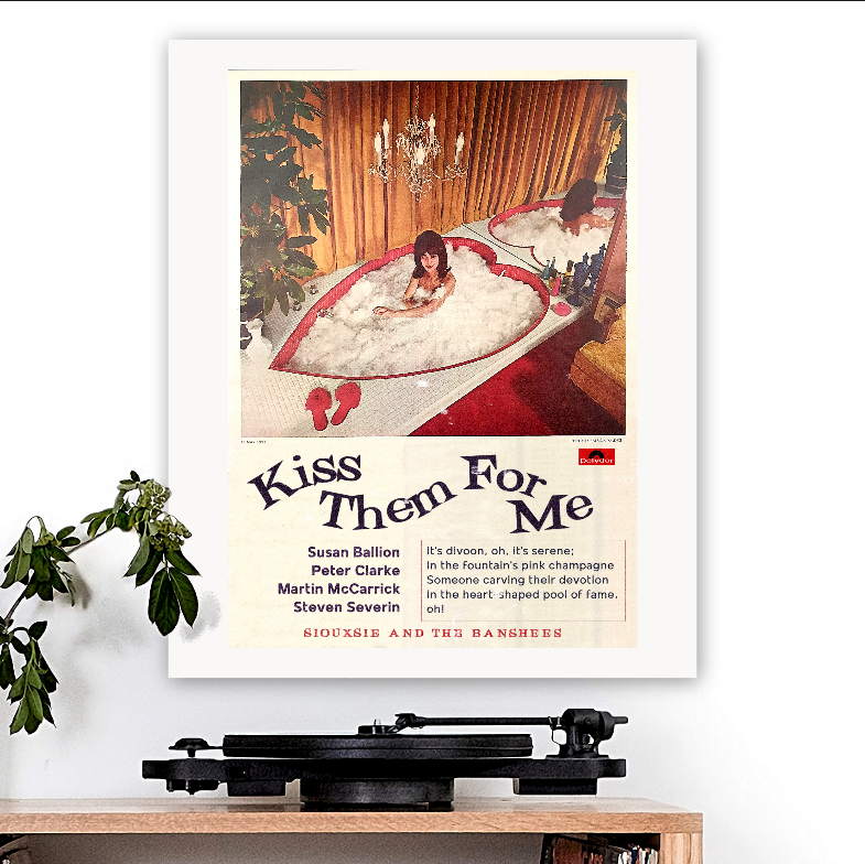 Siouxsie and the Banshees-inspired 'Kiss Them For Me' v2 Art Print